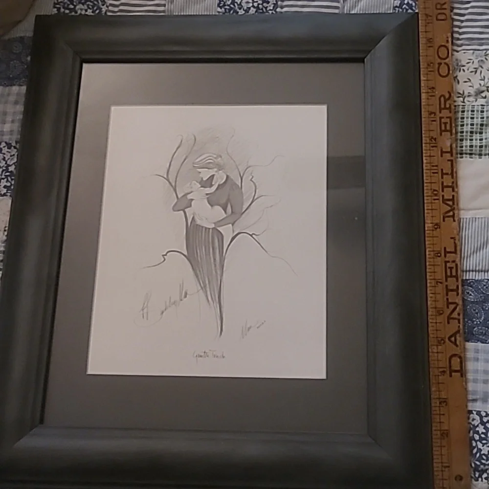 P.Buckley Moss framed print - Picture 2 of 6
